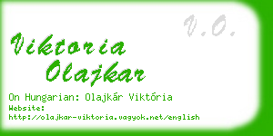 viktoria olajkar business card